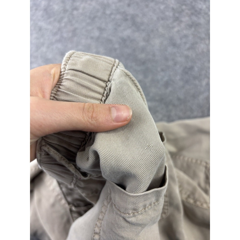 Risen Jeans Women's L High Rise Wide Leg Tencel Pocket Cargo Pants Boho Coastal - Picture 10 of 10